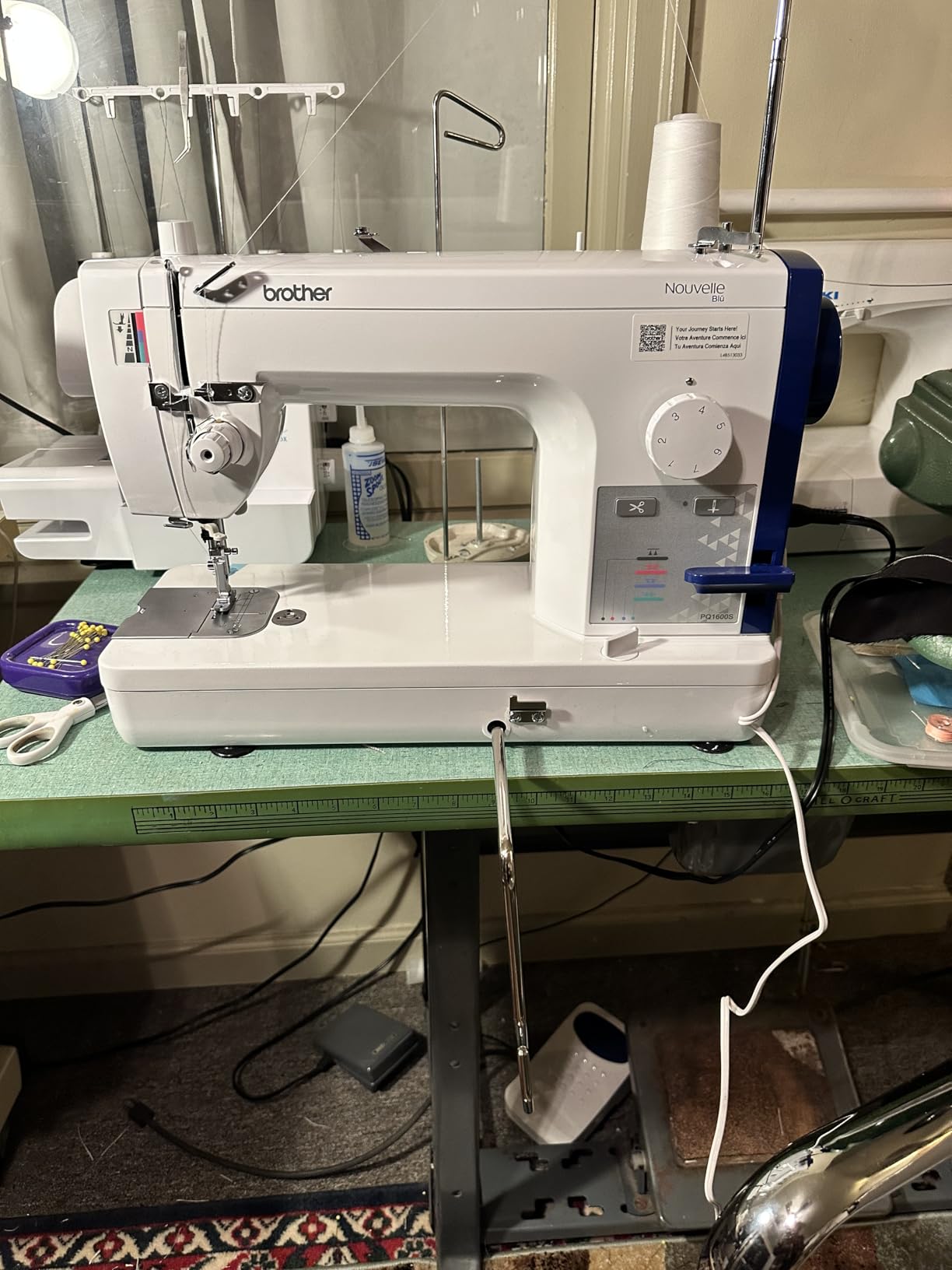 Brother PQ1600S High-Speed Straight Stitch Sewing Machine customer photo 2