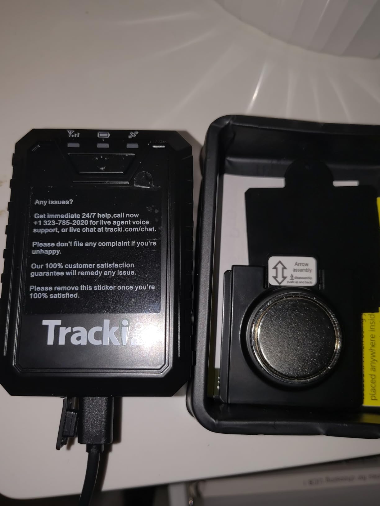 Tracki Pro GPS Tracker for Vehicles, Magnetic Waterproof 4G LTE Car Tracker | Long-Life Battery Up to 7 Months, Unlimited Distance, Smart Alerts, Subscription Required customer photo 2