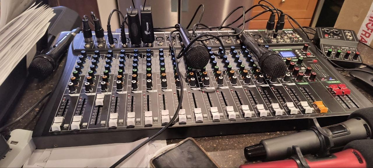 XTUGA 16 Channel Audio Mixer,Professional Sound Board DJ Mixer(CT160) customer photo 1
