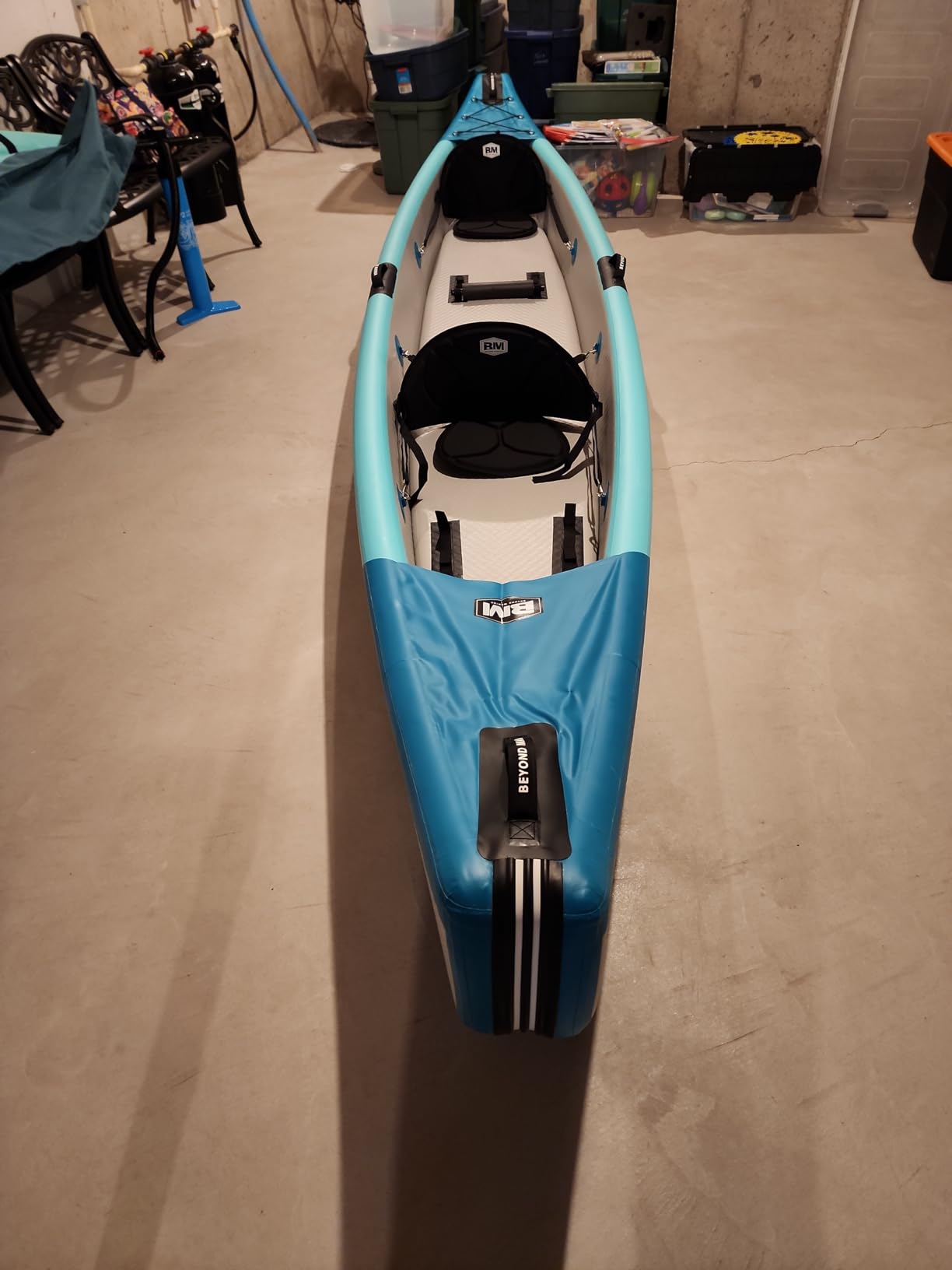 BEYOND MARINA Inflatable Kayak 1/2/3 Person Adult- Full Drop Stitch Kayak | Quick Inflation and Deflation, Wheeled Backpack for Easy Transport customer photo 1