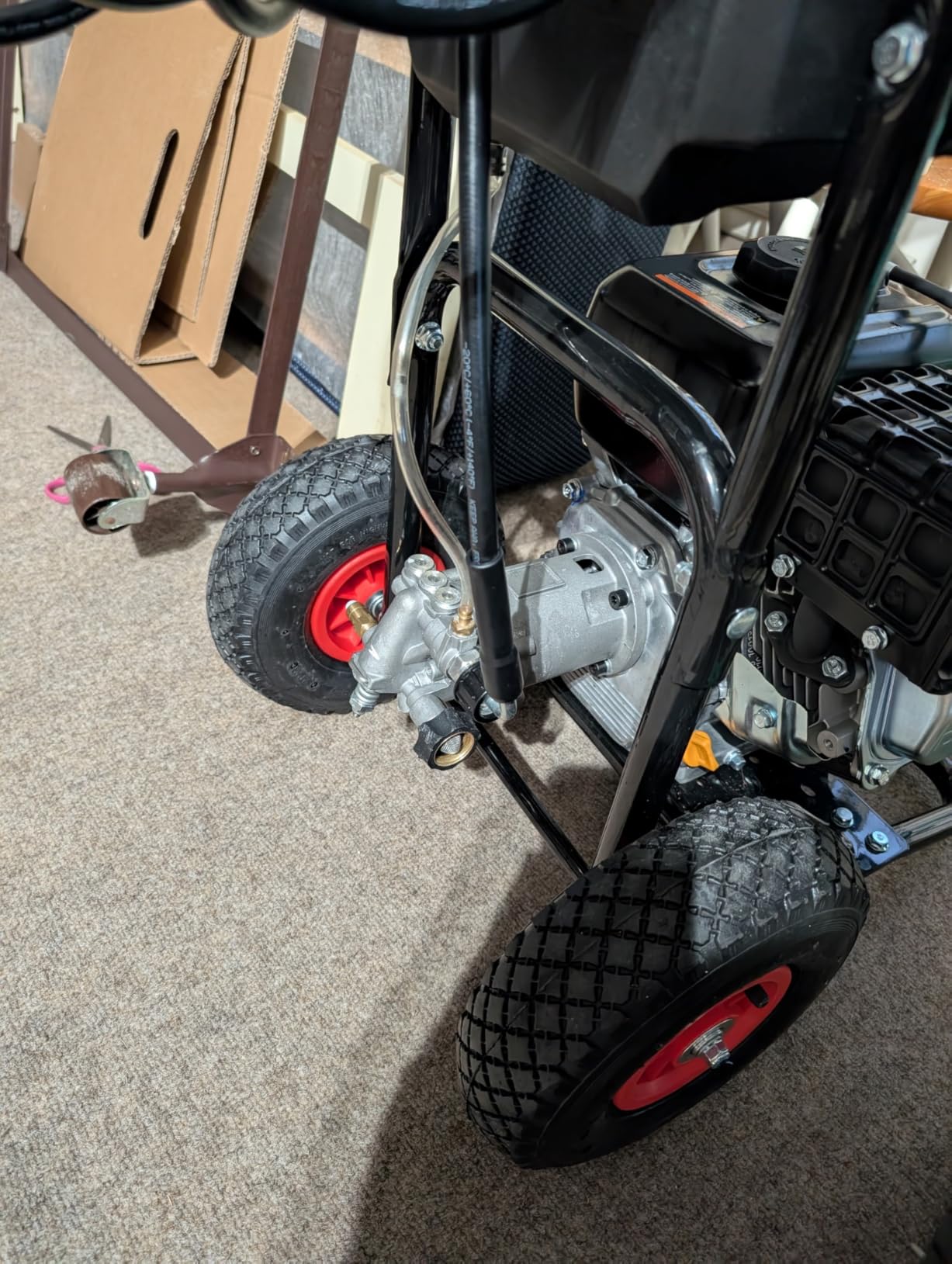 Gas Pressure Washer, 3400 PSI 2.5 GPM, 212CC, with Onboard Soap Tank, Metal Spray Wand, 5 Nozzles for Houses, Driveways, Walls, Cars, Fences, Patios customer photo 2