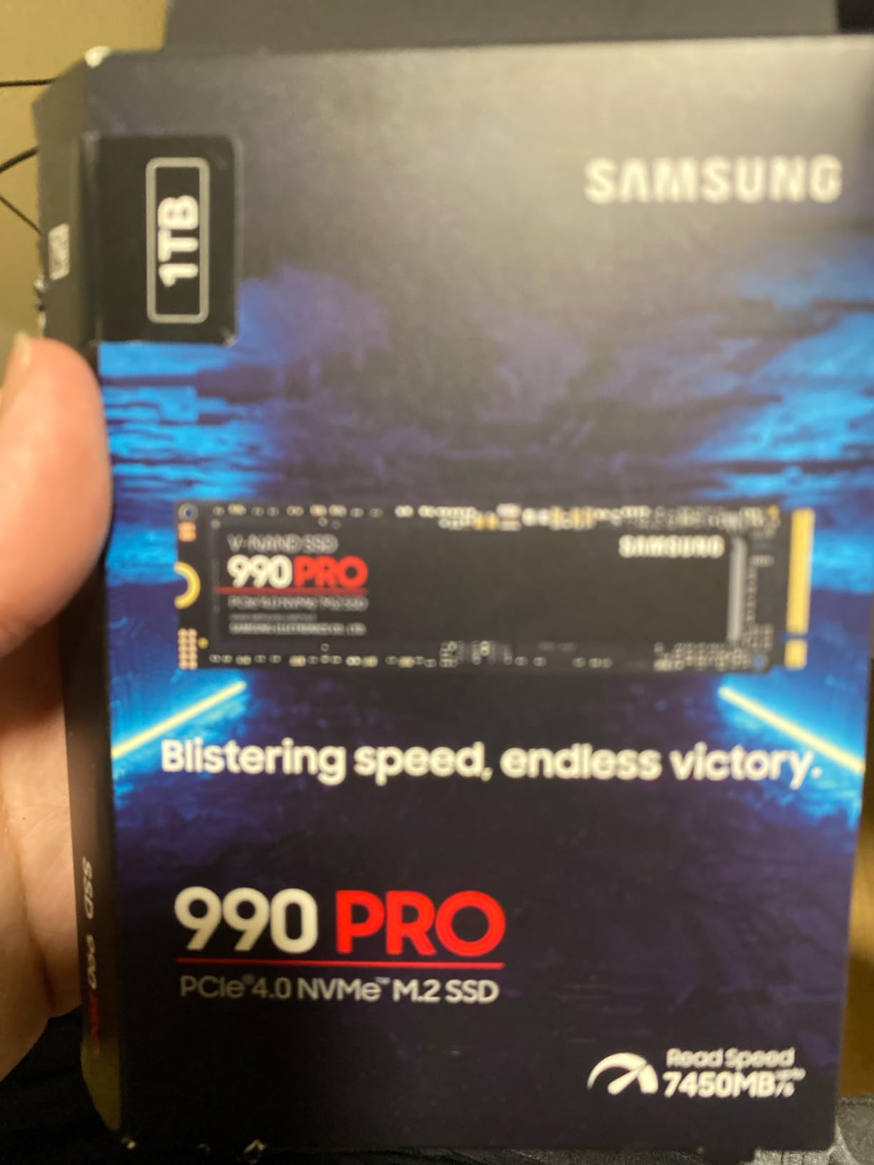 Samsung SSD 990 PRO 4TB, PCIe 4.0 M.2 2280, Up to 7,450 MB/s | NVMe Internal Solid State Hard Drive for High End Computing, Gaming, and Heavy Duty Workstations (MZ-V9P4B/AM) customer photo 2