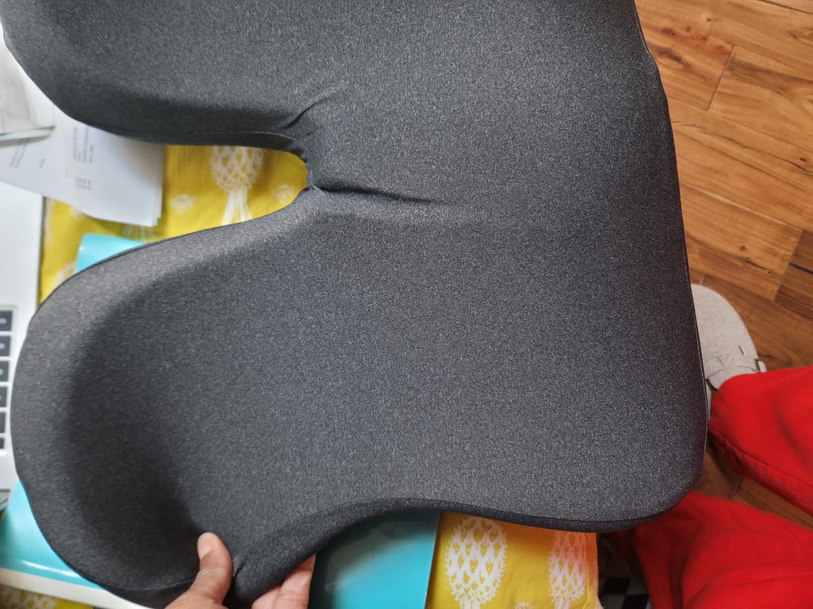 Dreamer Car Seat Cushion for Tailbone & Sciatica Pain Relief | Certified & Ergonomist-Designed, Tapered Front Edge Reduces Thigh Pressure, Wide Memory Foam for Office Chair, Car, Wheelchair customer photo 1