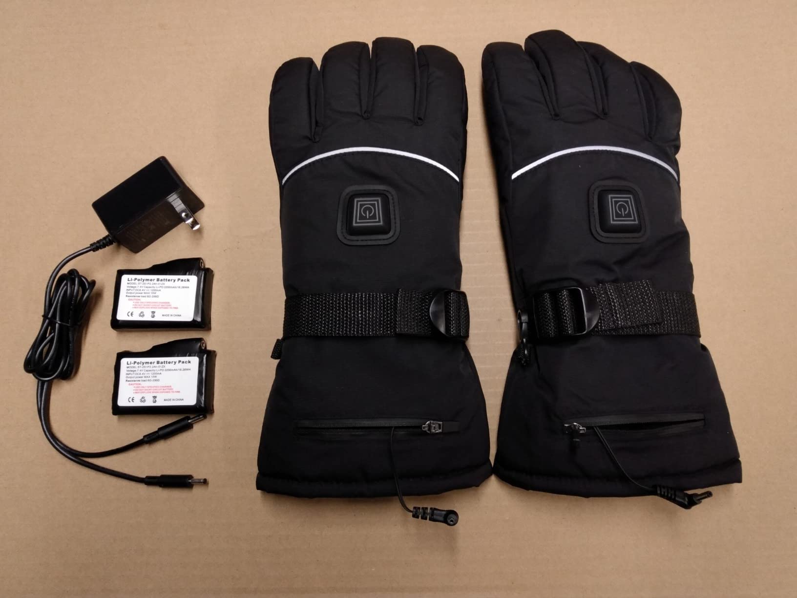 Men's Heated Gloves - Rechargeable Battery Powered Winter Warmers, Touchscreen, Ski, Electric, Waterproof Heating Gloves for Arthritis, Cold Weather customer photo 1