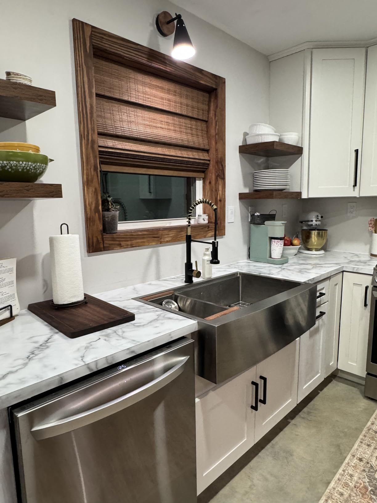 VEVOR 33 inch Farmhouse Kitchen Sink, 304 Stainless Steel Sink, Top Mount Single Bowl Kitchen Sinks with Ledge & Accessories customer photo 1