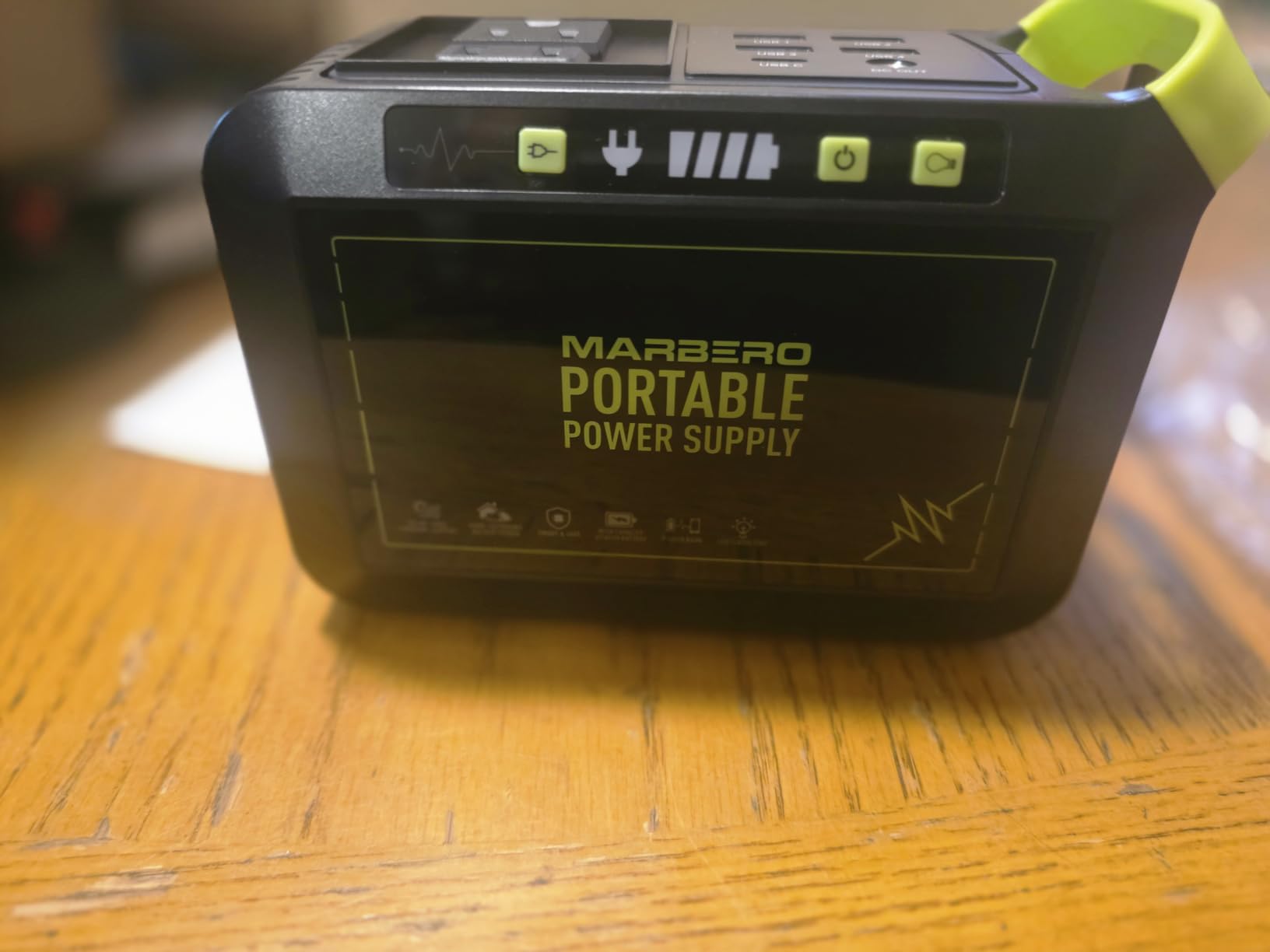 Portable Power Station 300W MARBERO 237Wh Camping Solar Generator Backup Lithium Battery with Pure Sine Wave 110V AC Outlet, USB C, USB A, DC for Outdoors Camping CPAP Home Blackout Emergency customer photo 2