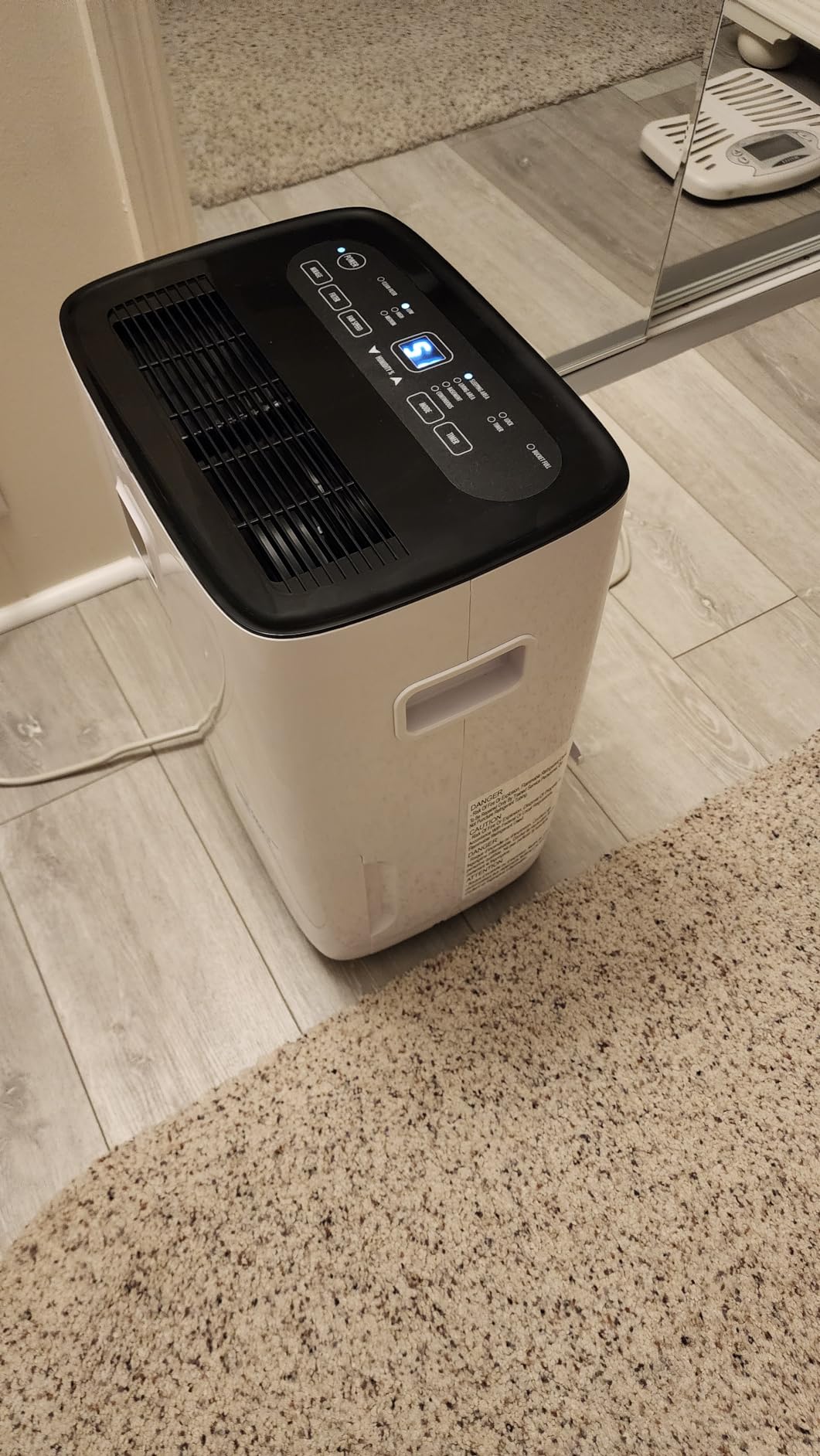 80 Pint Dehumidifier for Basement 5000 Sq. Ft. with Drain Hose, ENERGY STAR customer photo 2