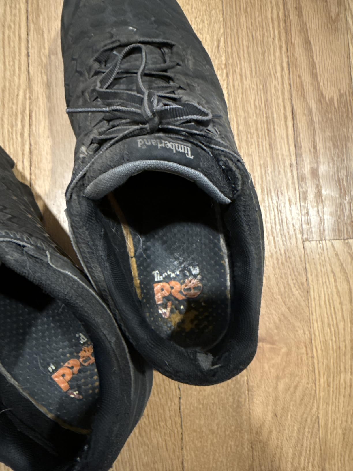 Timberland PRO Men's Powertrain Sport Alloy Safety Toe Industrial Athletic Work Shoe, Black/Grey-2024 New Raptek, 12 W customer photo 2