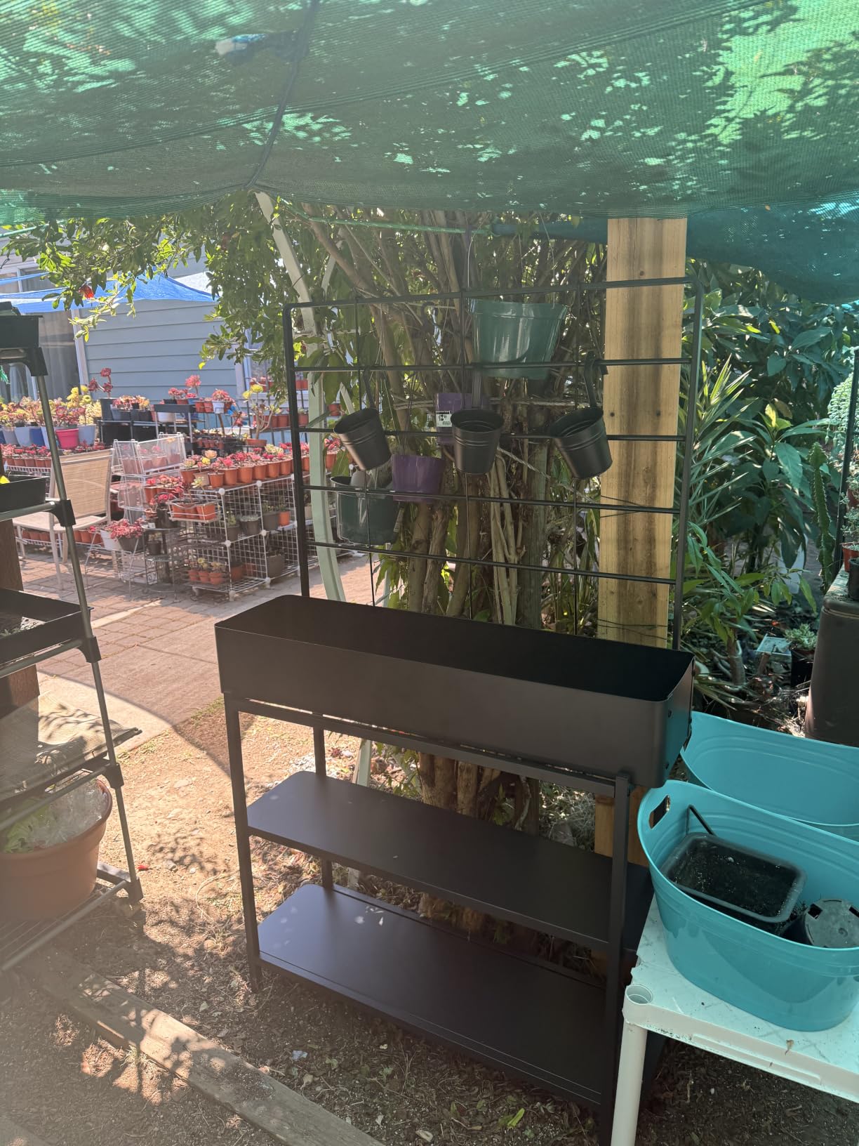 FOYUEE Metal Raised Garden Bed with Trellis & Legs customer photo 2