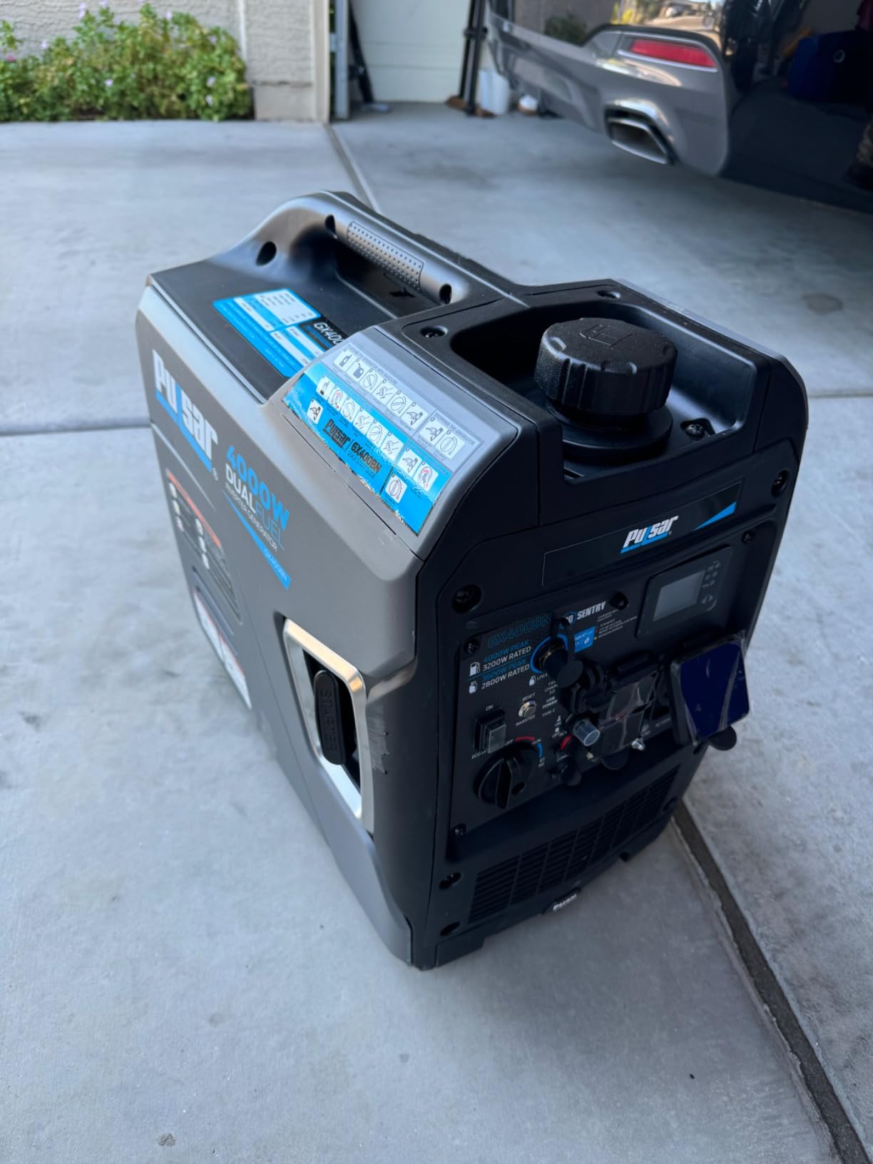Pulsar Products GX400BN, 4000W Portable Ultra-Quiet Dual Fuel & Parallel Capability, RV-Ready, Handle & Wheels, with CO customer photo 1