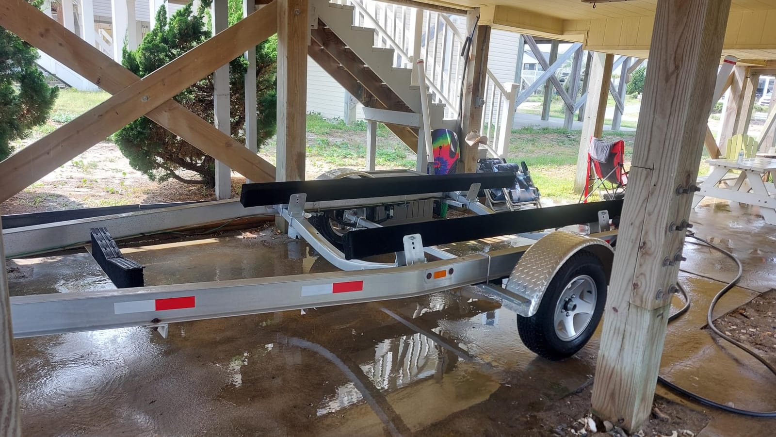 Trailer Leaf Spring Kit 3500lb Single Axle 4 Leaf Spring Kit | U-Bolt Kit Included, Single Trailer Axle Hanger Kit Included customer photo 2