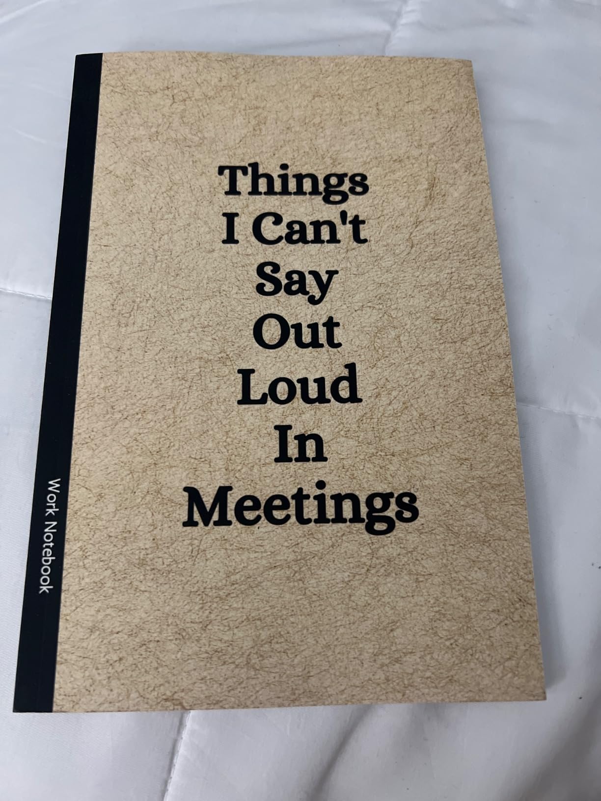 Things I Can't Say Out Loud In Meetings: Funny Notebook for Work, Gag Gift, Boss, Office, Secret Santa Gift for Coworker (Lined Journal with Quotes) customer photo 1