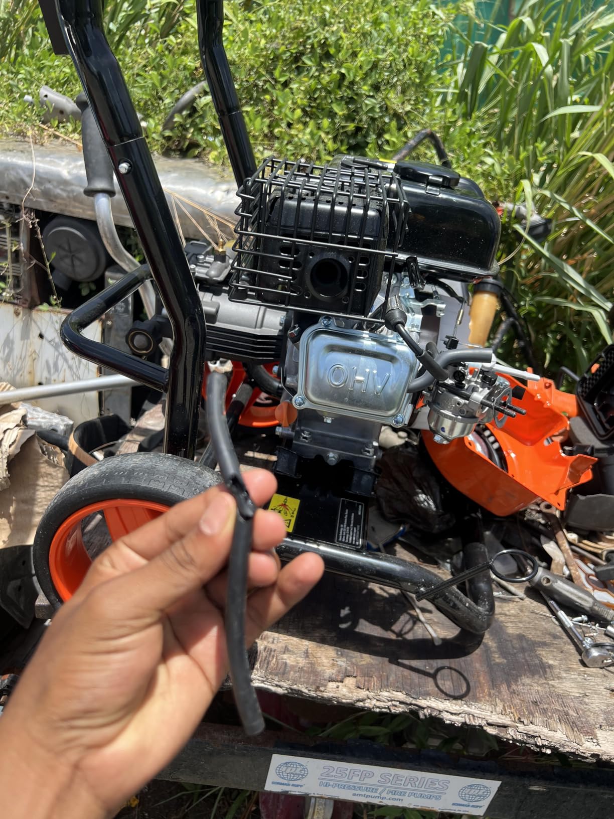 VEVOR Gas Powered Pressure Washer 3400 PSI 2.6 GPM, with Spray Gun and Extension Wand, 5 Quick Connect Nozzles, Copper Pump customer photo 2