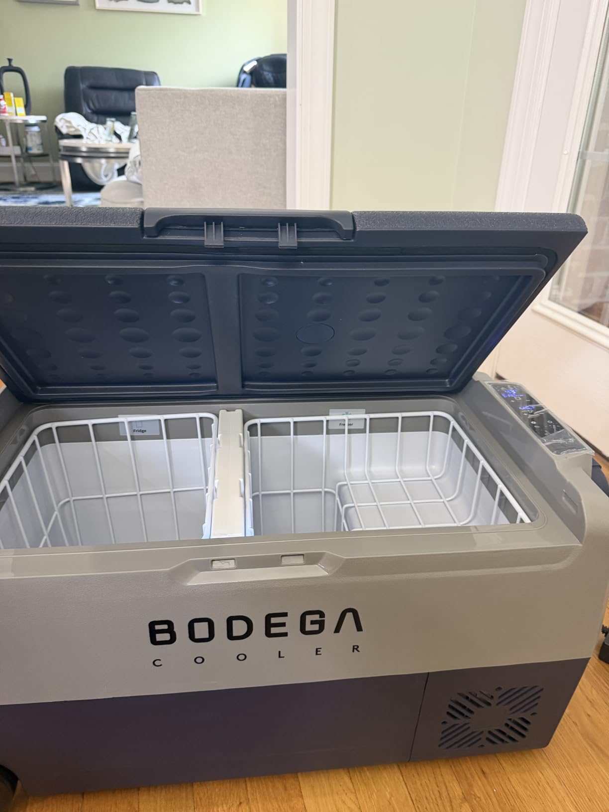 BODEGACOOLER 12 Volt Car Refrigerator,38 Quart Portable Freezer,Car Fridge Dual Zone APP Control,36L -4℉-68℉ Electric Compressor Cooler 12/24V DC and 100-240V AC for RV,Travel,Camping,Road Trip customer photo 2