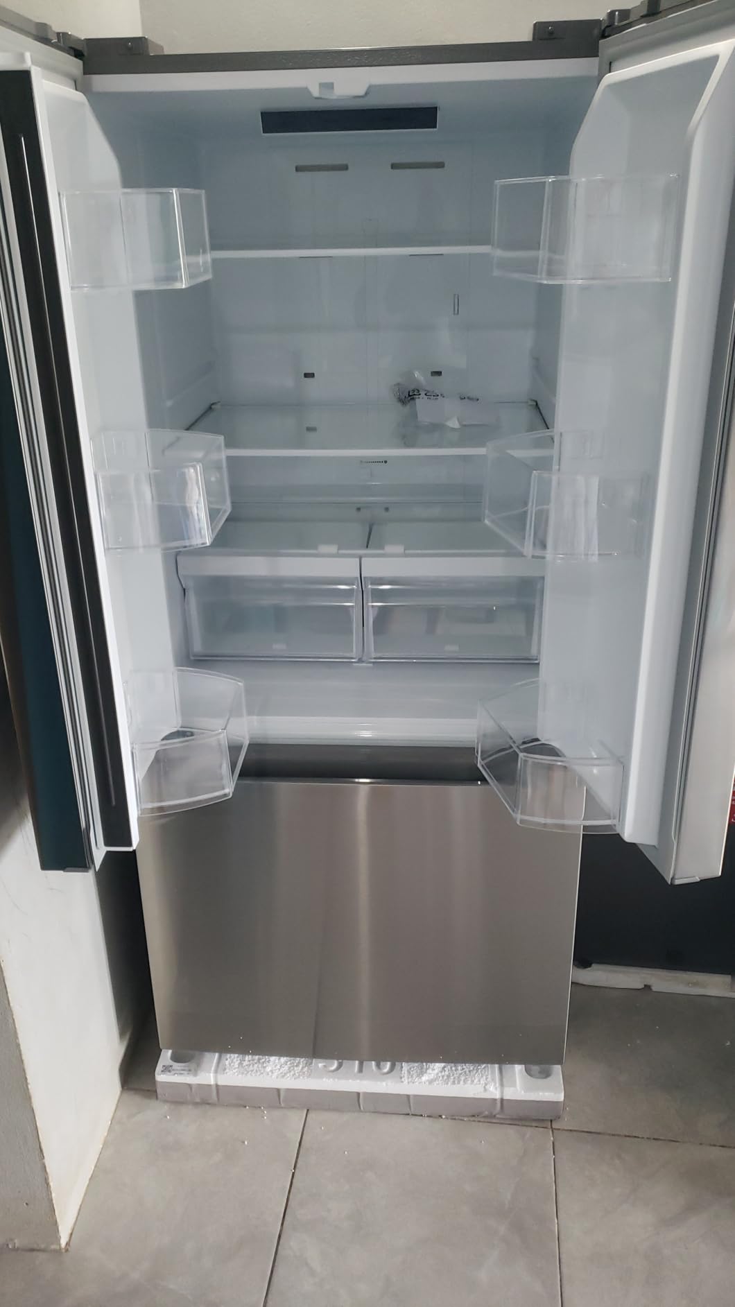 KoolMore 30-Inch and 18.5 cu. ft. Counter Depth French Door Refrigerator with Three Doors and Deep Freezer in Stainless-Steel (KM-RERFDSS-18C) customer photo 2