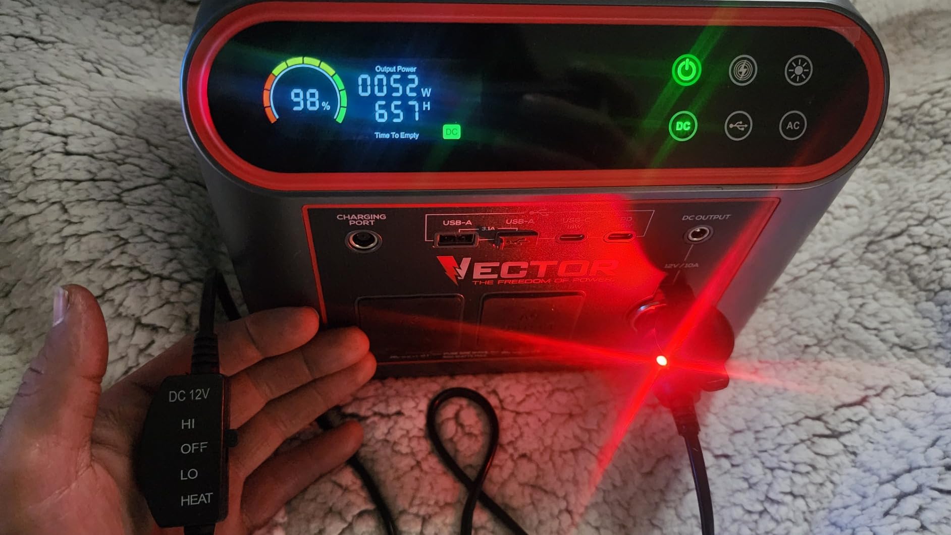 Wearable Car Electric Blanket 12 Volt Heated Travel Blanket Plug in Heating Throw for Car Truck SUV Van with Controller 2 Heating Level Ideal for Camping, Traveling(41x55, Gray) customer photo 2