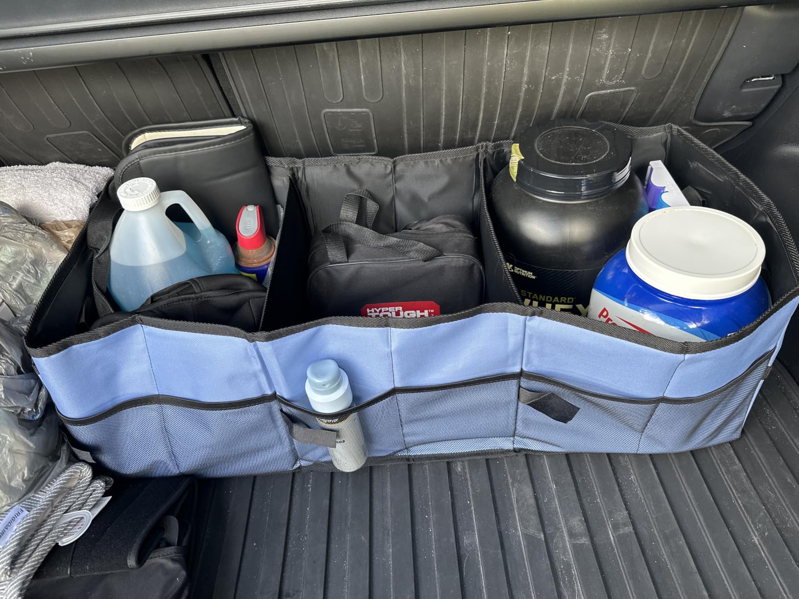 HOTOR Trunk Organizer - Foldable Car Organizer for SUVs & Sedans Storage customer photo 2