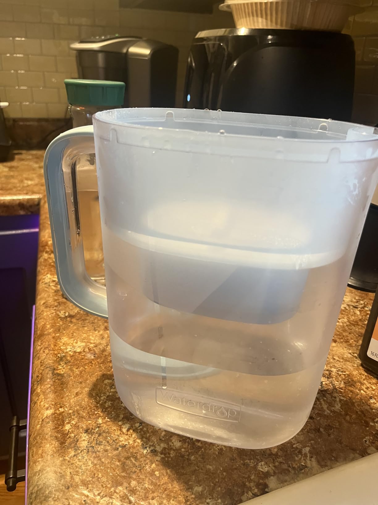 Waterdrop PT-07R Water Filter Pitcher, 10-Cup, NSF Certified, Pink | 200-Gallon Long-Life Filter, Improves Coffee & Tea Taste, Reduces PFOA/PFOS and Chlorine, 5X Longer Filter Life customer photo 1