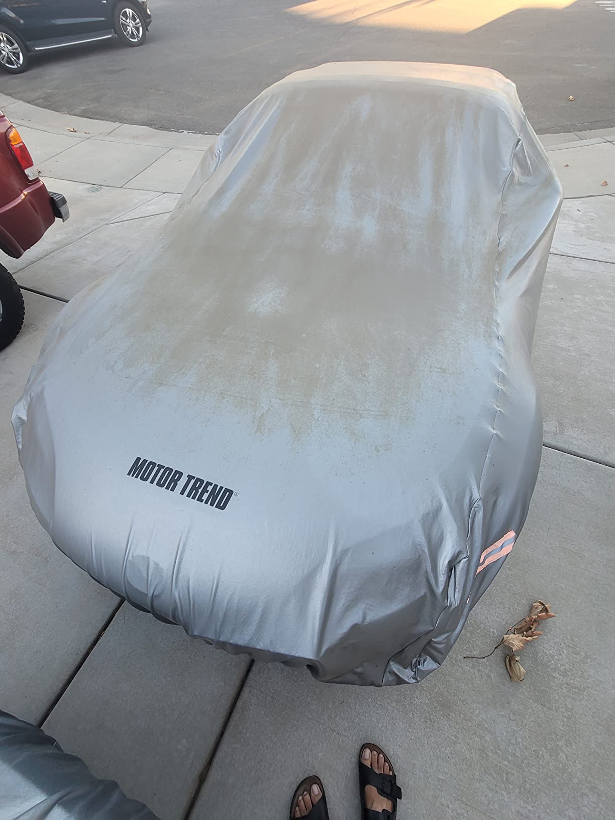 Motor Trend SafeKeeper All Weather Black Car Cover - Advanced Protection Formula - Waterproof 6-Layer for Outdoor Use, for Sedans Up to 210