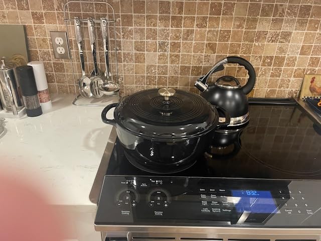 Best Choice Products 7.5 Quart Enamel Cast-Iron Round Dutch Oven, Family Style Heavy-Duty Pre-Seasoned Cookware for Home, Kitchen, Dining Room, Oven Safe w/Lid, Dual Handles - Sage Green customer photo 1