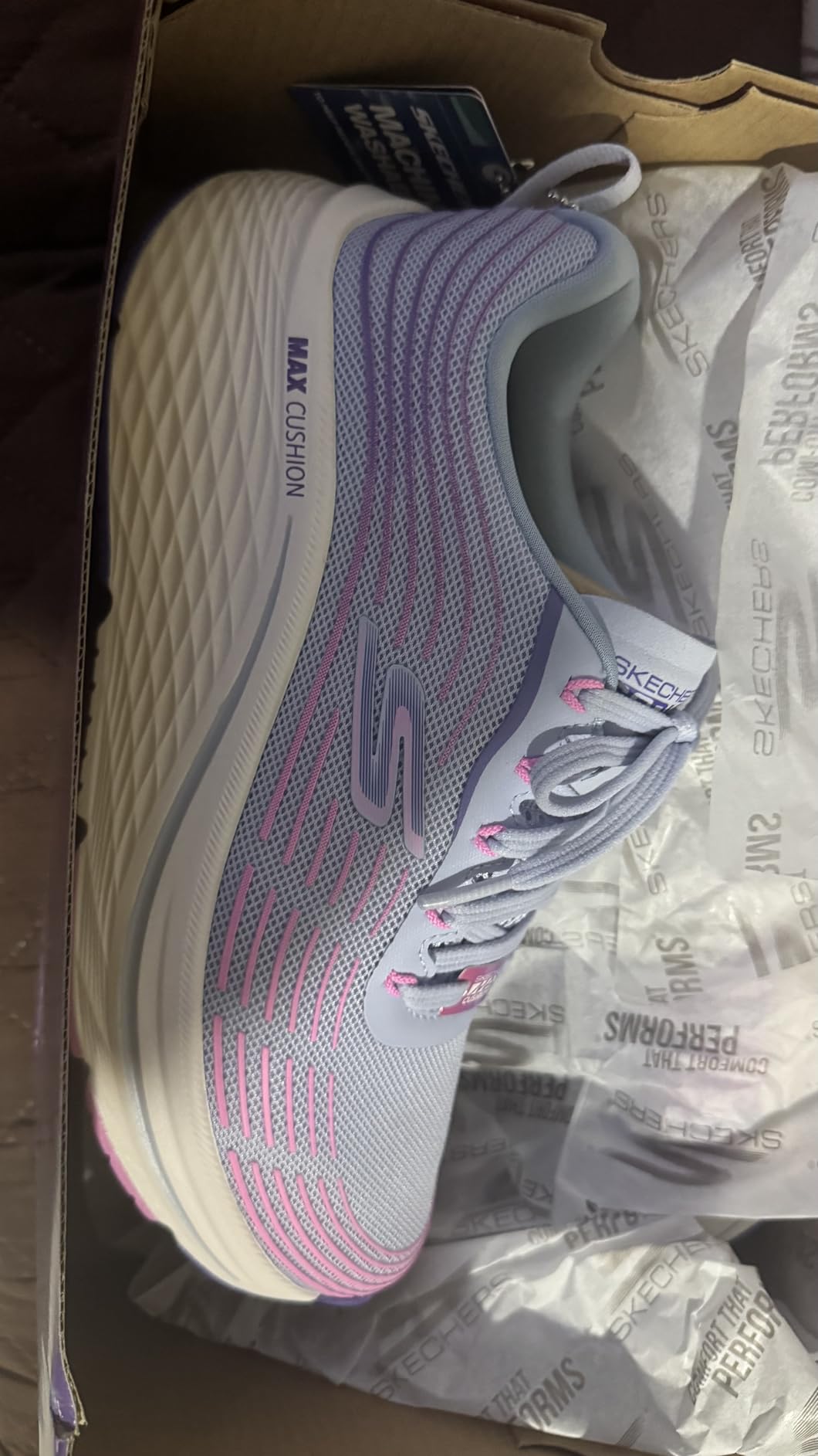 Skechers Women's Max Cushioning Elite 2.0 Sneaker | Max Cushioning, Air-Cooled Goga Mat Insole, Ultra Go Midsole, Natural Rocker Technology, Machine Washable customer photo 2