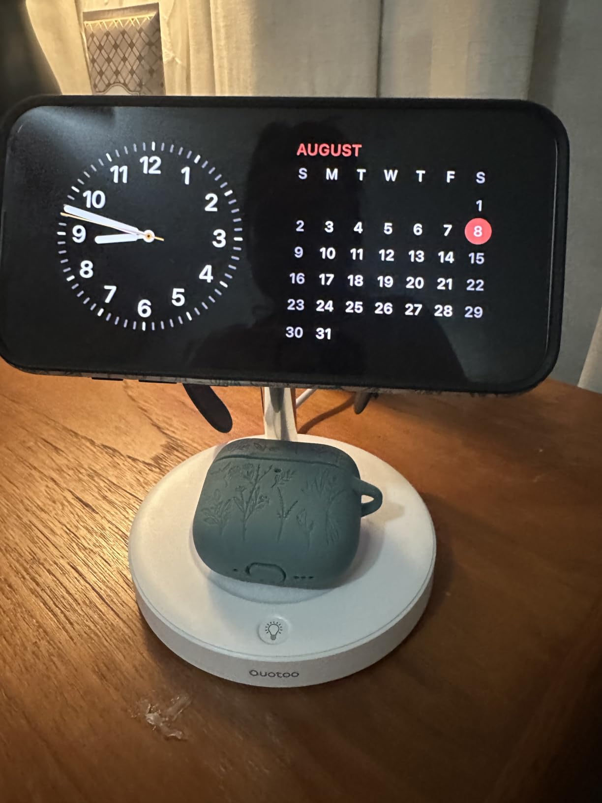 3 in 1 Mag-Safe Wireless Charger Stand for iPhone Apple Watch AirPods | Adjustable Blue Ambient Light, 15W Magnetic Charging Station for iPhone 17 16 15 14 13 12 Series customer photo 2