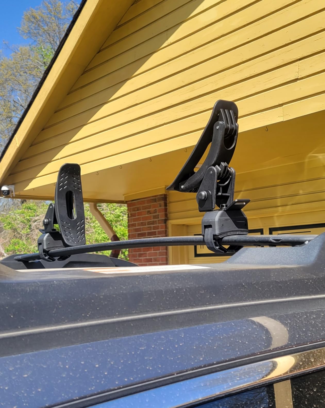 Crab Kayak Roof Rack Saddles Roof Mounting Kit 2 Pairs 150LBS | Crab Kayak Roof Mount Fits Most Car No Drilling, SUV Truck Cross Bars for Kayak Paddle Board Surfboard with Tie Down Straps customer photo 2
