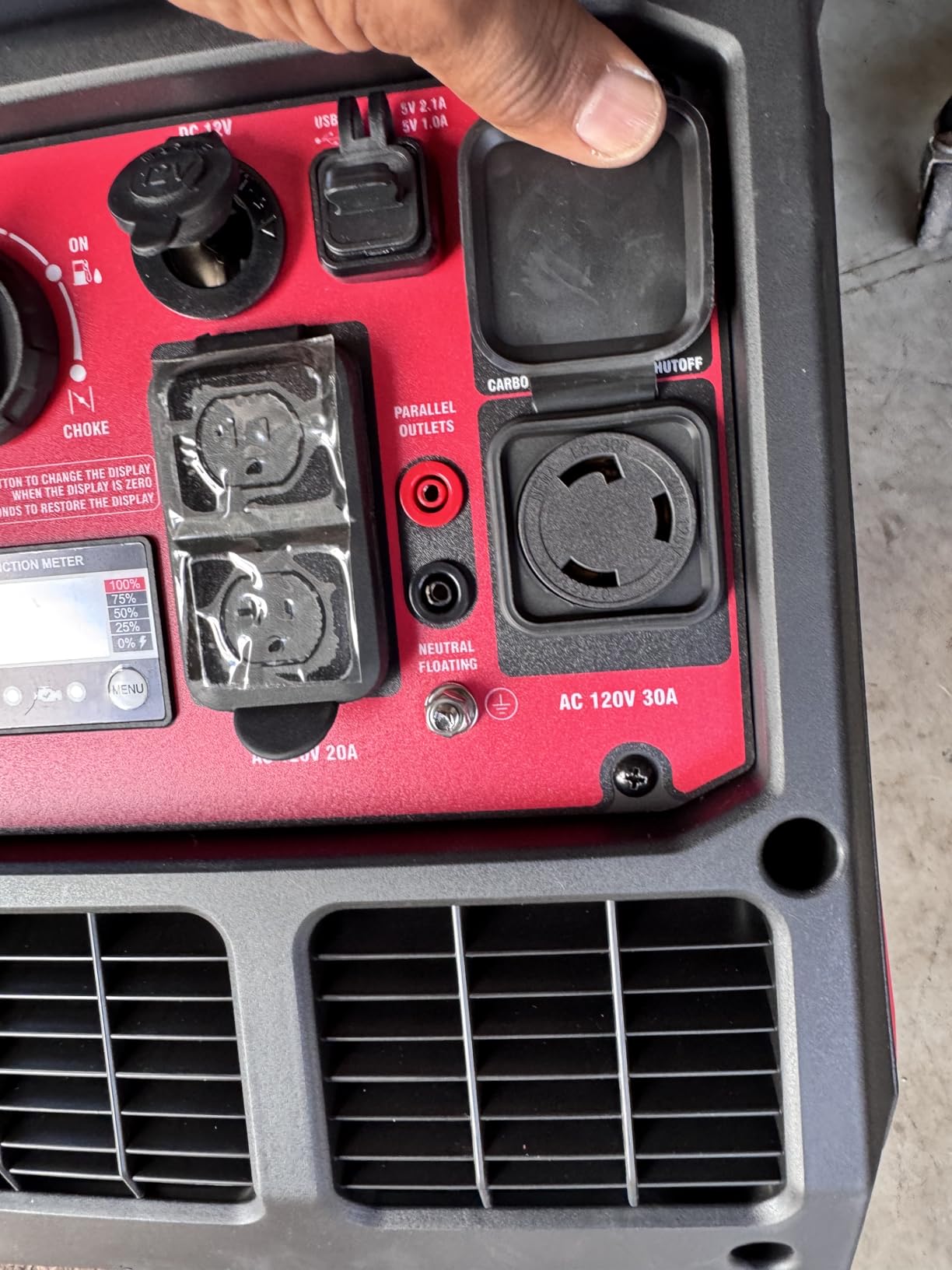 PowerSmart 3000 Watt Portable Inverter Generator for Camping or Home Use | CO Sensor, Super Quiet customer photo 1