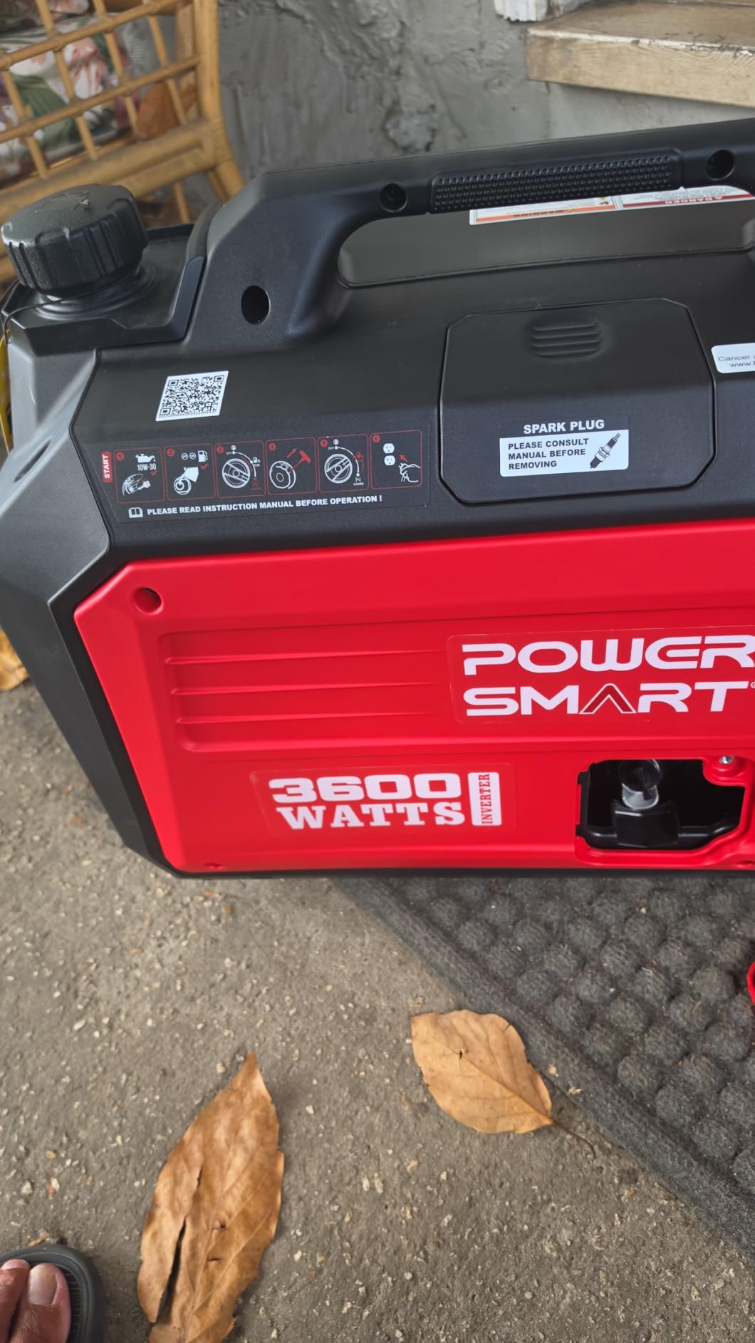 PowerSmart 3000 Watt Portable Inverter Generator for Camping or Home Use | CO Sensor, Super Quiet customer photo 2