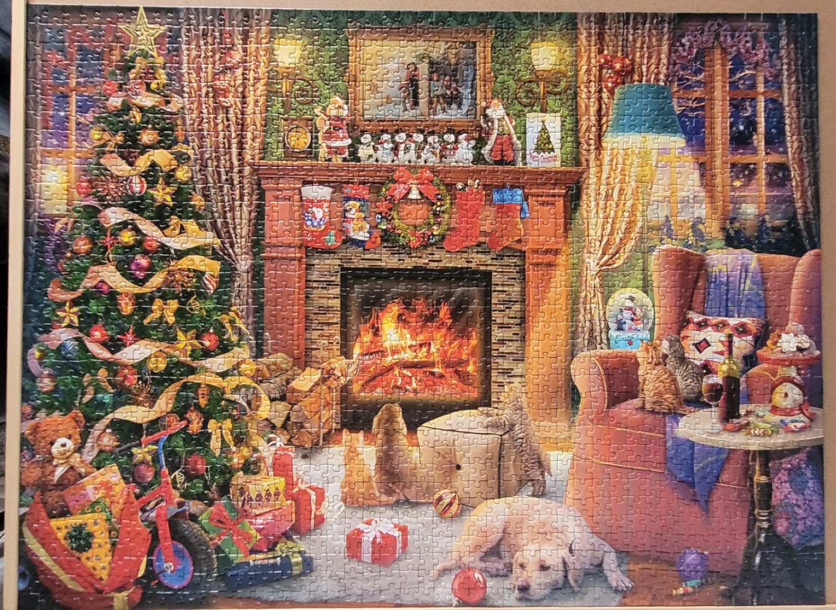 Ravensburger - Christmas Eve - 1500 Piece Jigsaw Puzzle customer photo 1