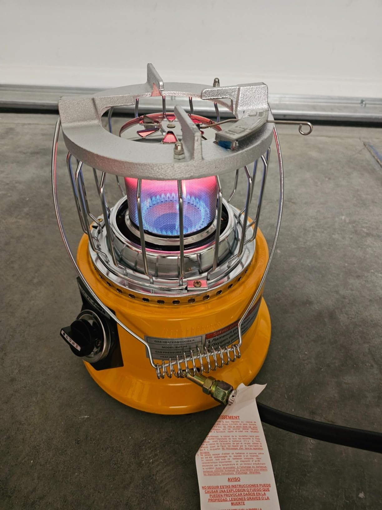 2 in 1 Propane Heater & Stove, 13000 BTU Portable Propane Heater with Handle, Outdoor Heater Gas Stove for Patio, Camping, Tent, Ice Fishing, Garage customer photo 2