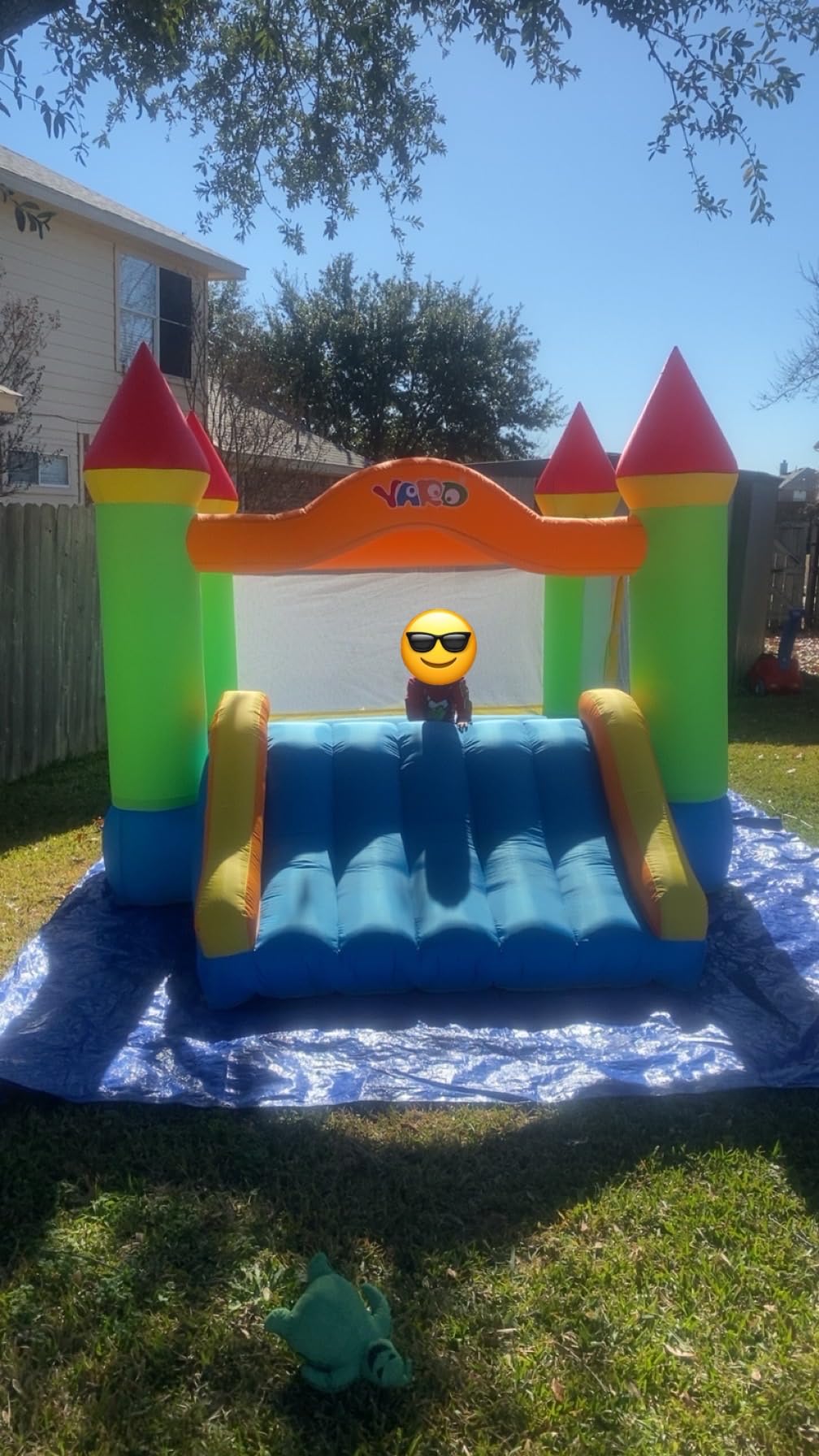 Bounce House, Inflatable Bounce House with Slide for Kids 3-6, Bouncy House with Blower for Outdoor/Indoor Party, 12ft x 9ft x 8ft Bouncy Castle, Jump House for Toddlers customer photo 1