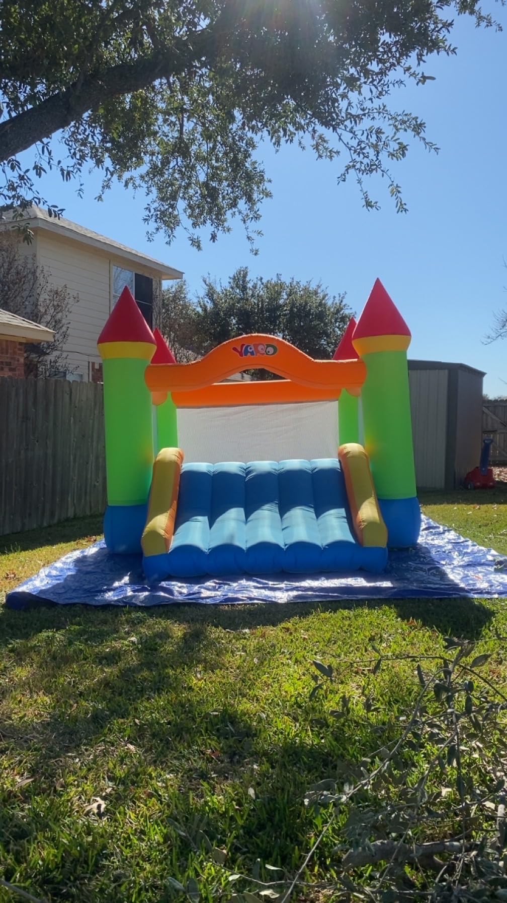 Bounce House, Inflatable Bounce House with Slide for Kids 3-6, Bouncy House with Blower for Outdoor/Indoor Party, 12ft x 9ft x 8ft Bouncy Castle, Jump House for Toddlers customer photo 2