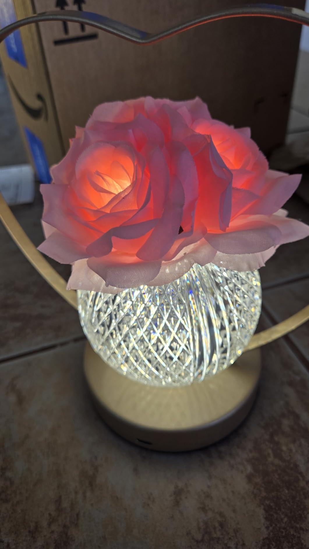 Sunflowers Flower Lamp Cordless Touch Table Lamp Birthday Gifts for Women customer photo 1