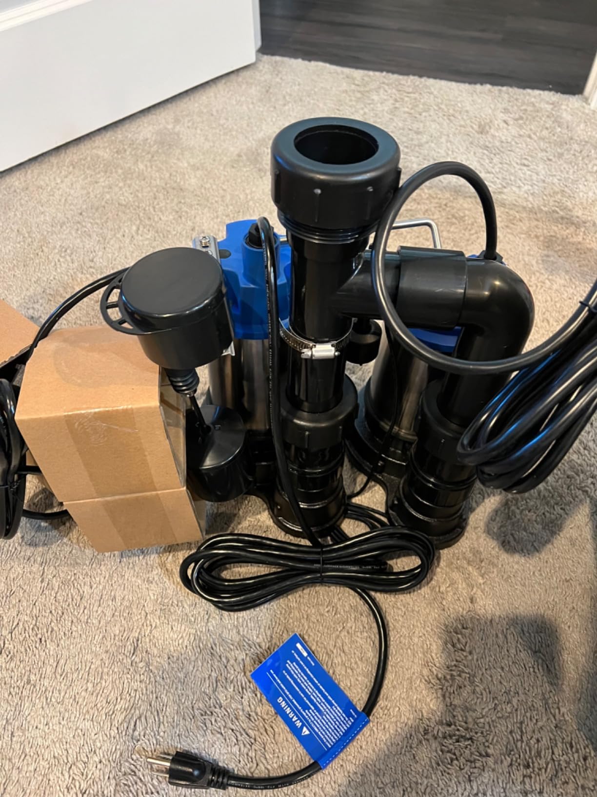 Westinghouse 1/2 HP Sump Pump with Integrated Vertical Float Switch and 12 Volt Battery Back Up Capability, Up to 5,200 Gallons Per Hour customer photo 2