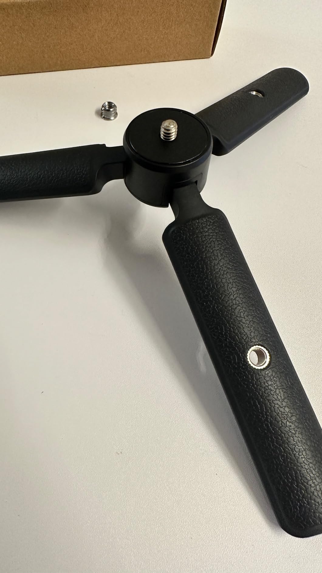 Mini Tabletop Tripod for Gimbal/DSLRs, Desktop Tripod Stand Handle Grip for DJI Ronin S/SC, Zhiyun Weebill S/Smooth, Osmo Mobile customer photo 2