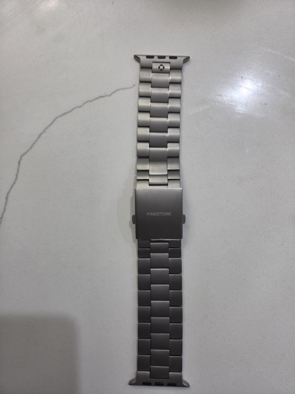 Titanium Watch Band Compatible with Apple Watch Ultra 3 & Ultra 2 1 49mm - 26mm Wide-Body Metal Apple Watch Ultra Band with Scratch Resistant DLC Coating for men - CRNS01 Business Series customer photo 2