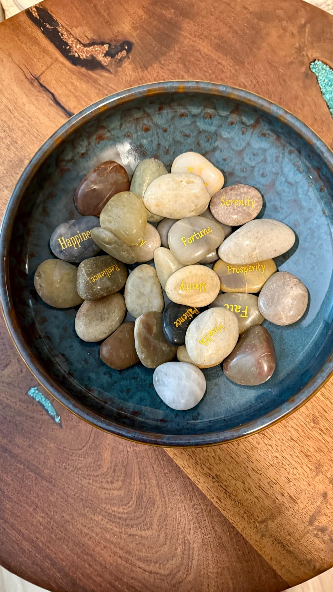 Ceramic Fruit Bowl for Kitchen Counter, Decorative Pedestal Bowl for Table Countertop, Large Footed Serving Bowl, 10.2 Inch (peacock Green) customer photo 2