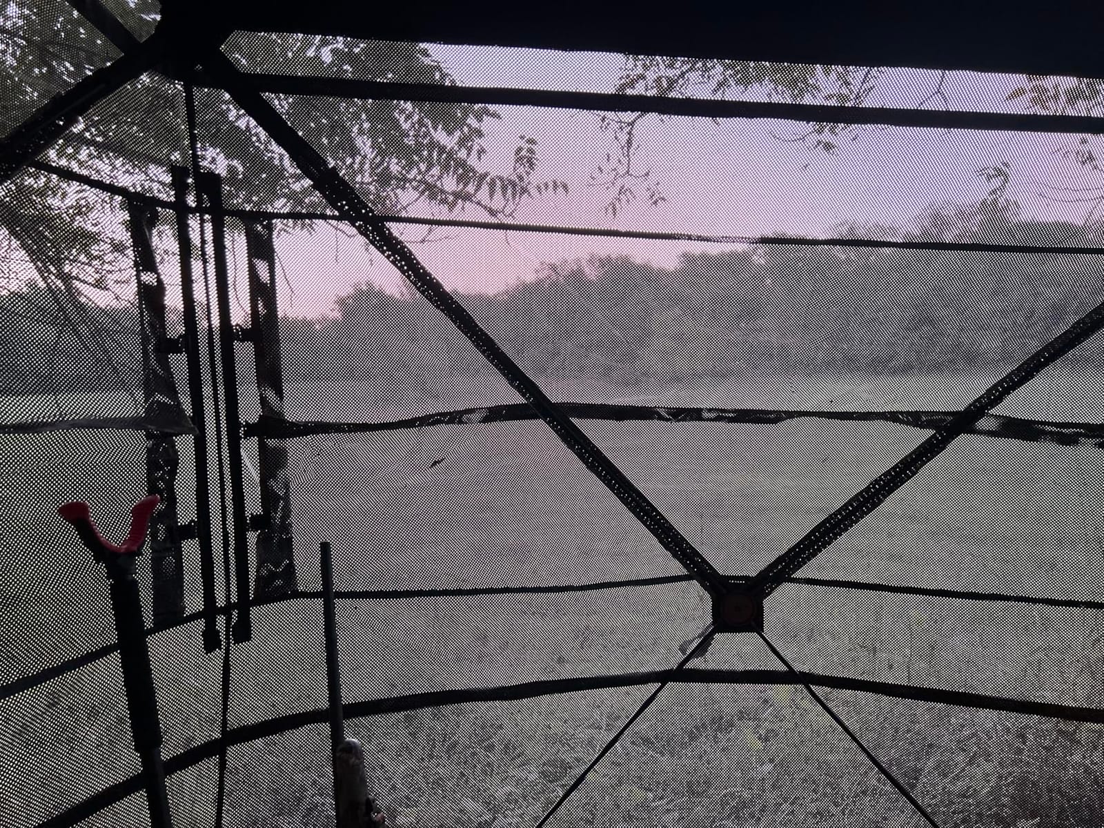 FUNHORUN Hunting Blind with Floor Mat, 360 Degree See Through Ground Blind customer photo 2