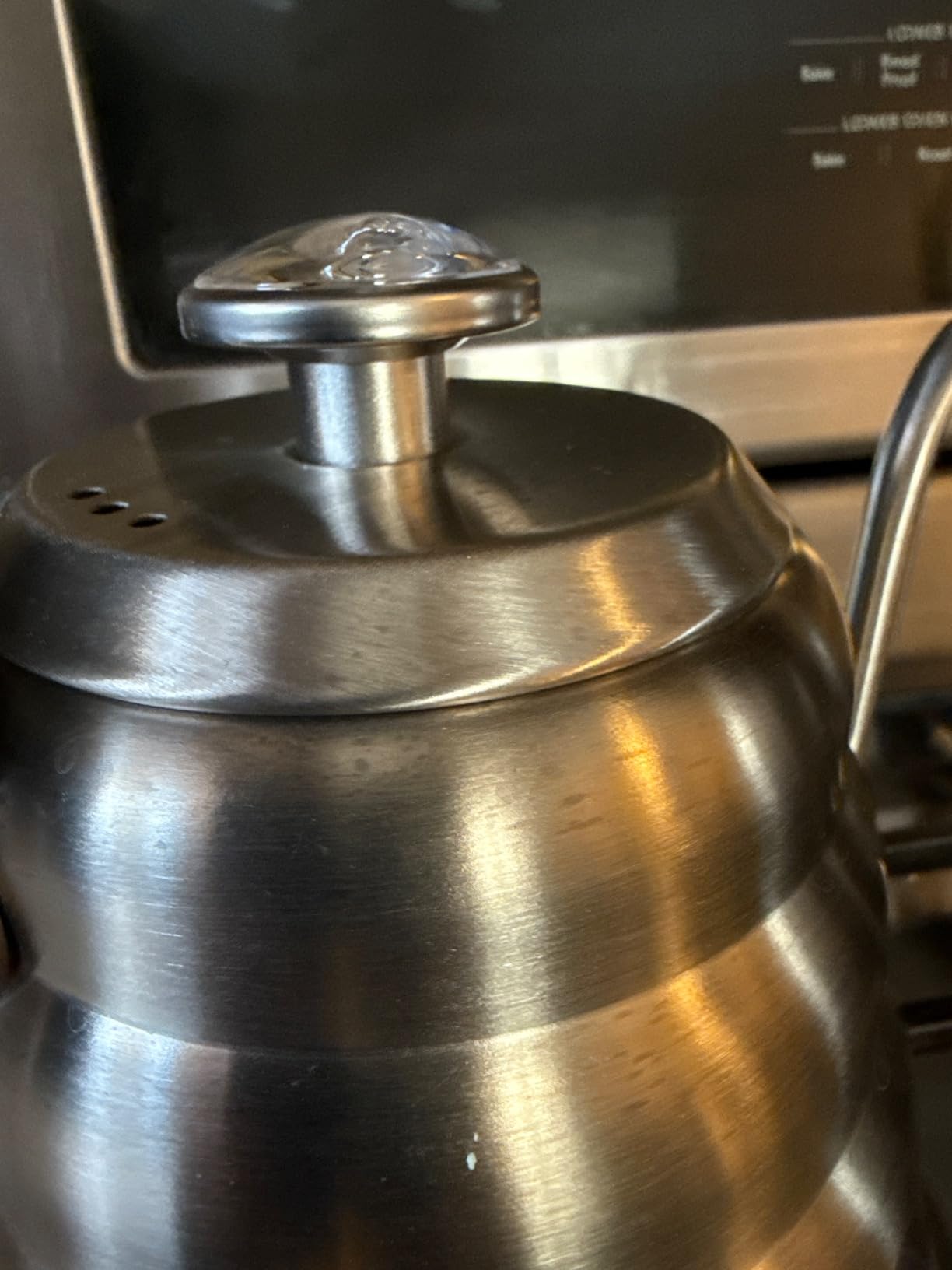 Tea Kettle For Stovetop,Silver,Gooseneck Coffee Pot with Thermometer,40oz | Gooseneck Kettle for Manual Drip Coffee Tea, Stainless Steel Pour Over Kettle,1200ml,6 Cup, 1Pack customer photo 1