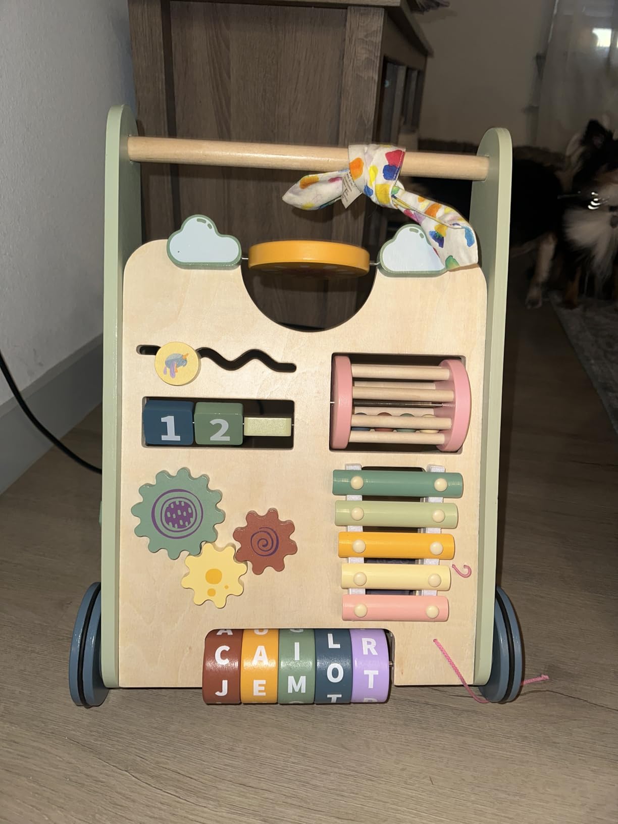 Bautia Wooden Baby Walker, Montessori Push Walker for Babies 10-12 Months customer photo 1