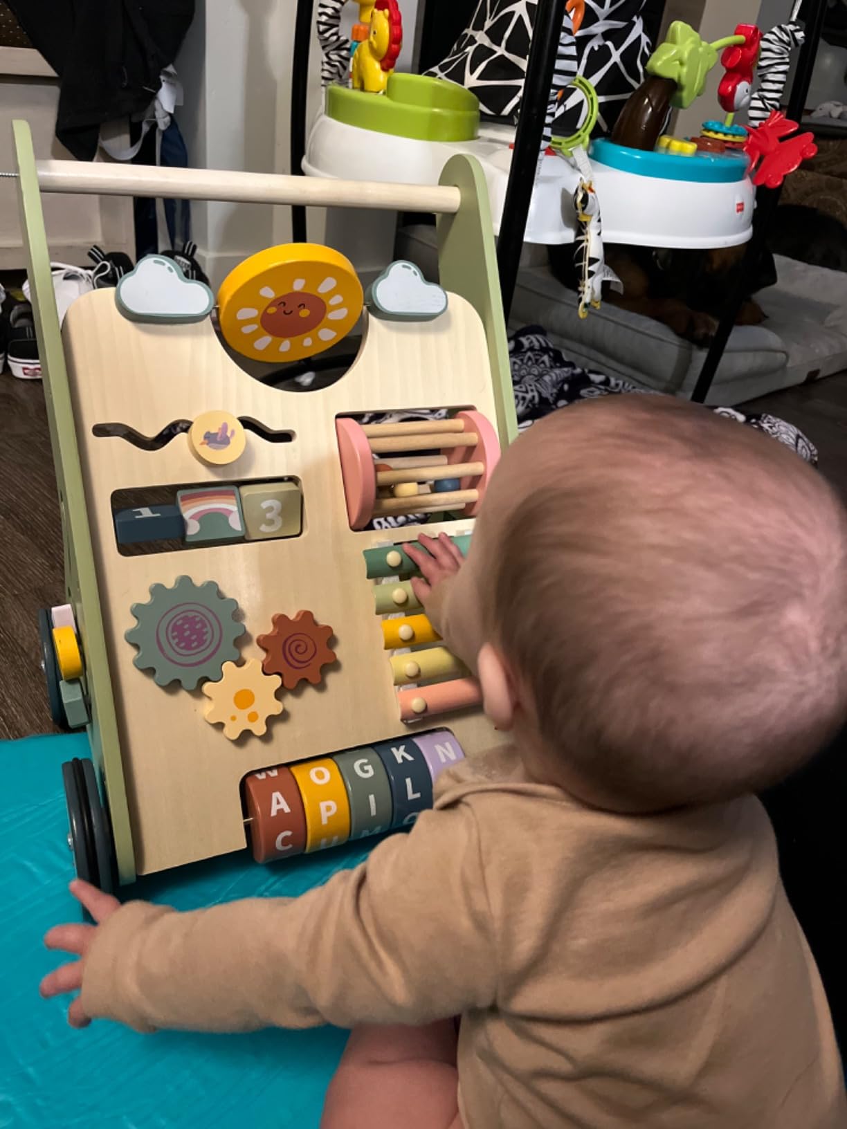 Bautia Wooden Baby Walker, Montessori Push Walker for Babies 10-12 Months customer photo 2