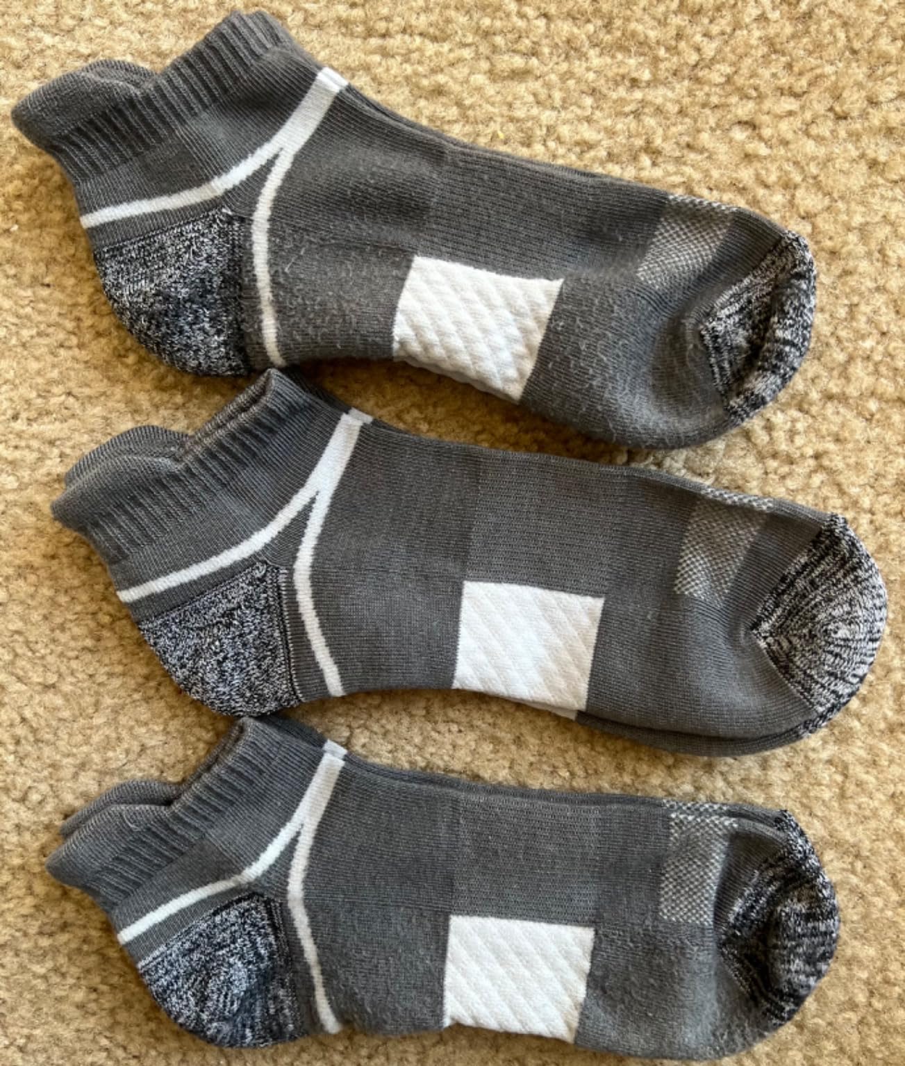 Men's Ankle Athletic Cushioned Anti-Blister Running Socks 5 Pairs customer photo 2