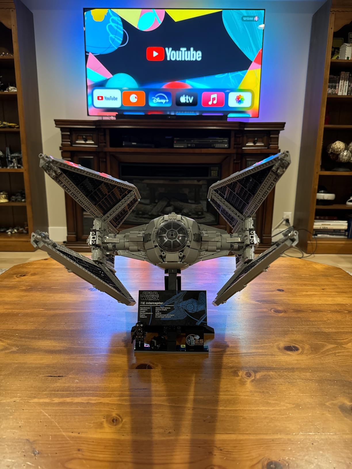 Star Wars Ultimate Collector Series TIE Interceptor Model Building Set with TIE Pilot Minifigure, 75382 customer photo 2