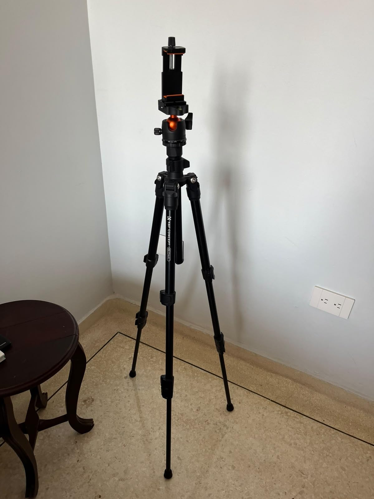 K&F Concept 76 in Overhead Camera Tripod | Rotatable Multi-Angle Center Column, Lightweight, 360 Degree Ball Head, Load Capacity 8kg/17.6lbs. O234A1+BH-36 customer photo 2