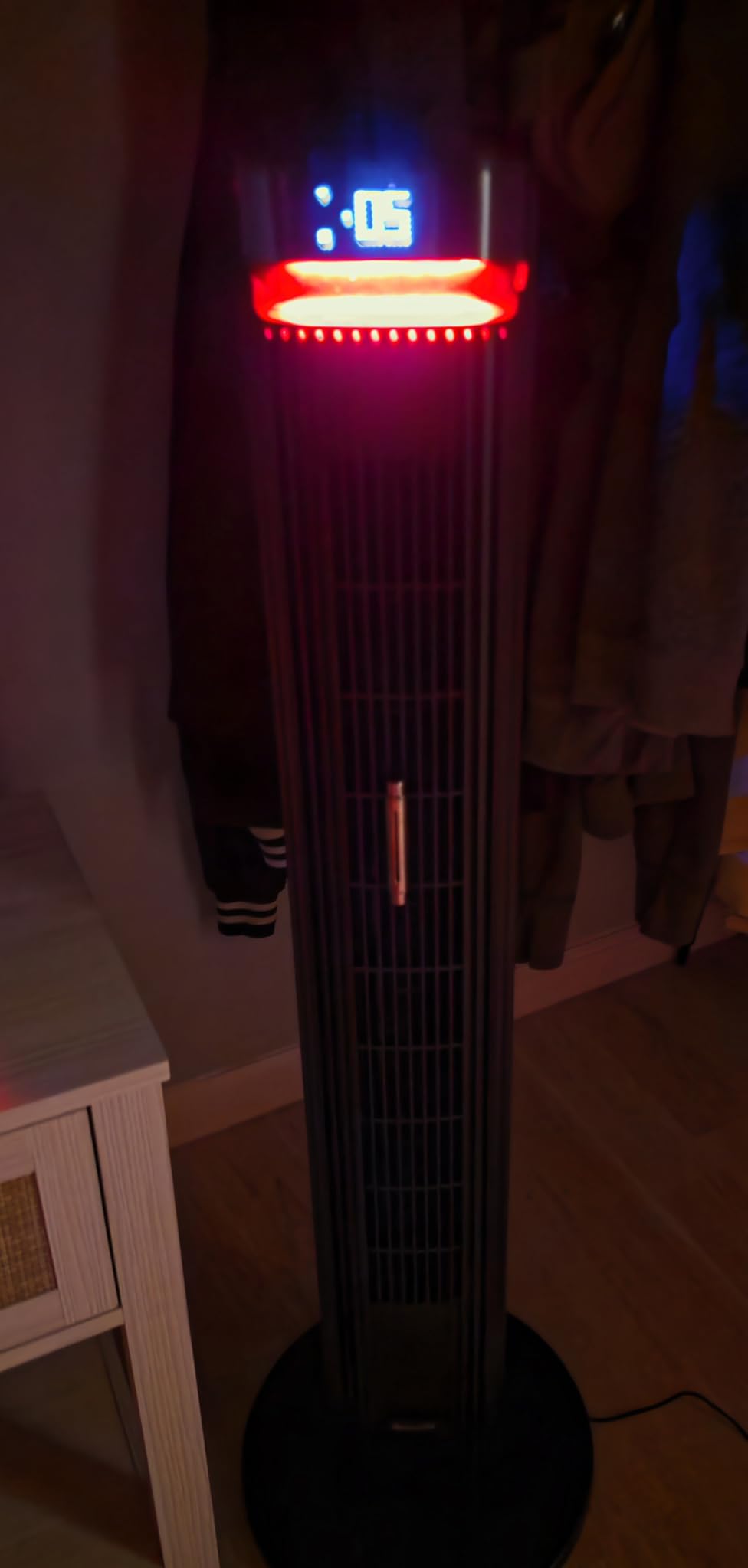 GoveeLife 42 in. Tower Fan, 150 Deg Oscillation, 5 Modes 12 Speeds, Black | Smart Floor Fans for Bedroom, up to 26ft/s, APP & Voice Control, 24H Timer, 27dB Bladeless Fan for Cooling Home Office customer photo 2