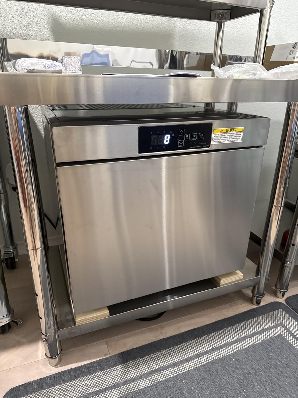 Kolice Commercial Tabletop Blast Chiller, Freezer Cabinets, Chest Freezer, Shocking Freezing Blast Freezer for Restaurant, Ice Cream Store, School, Home - Lowest Temperature -31°F(-35°C) customer photo 1