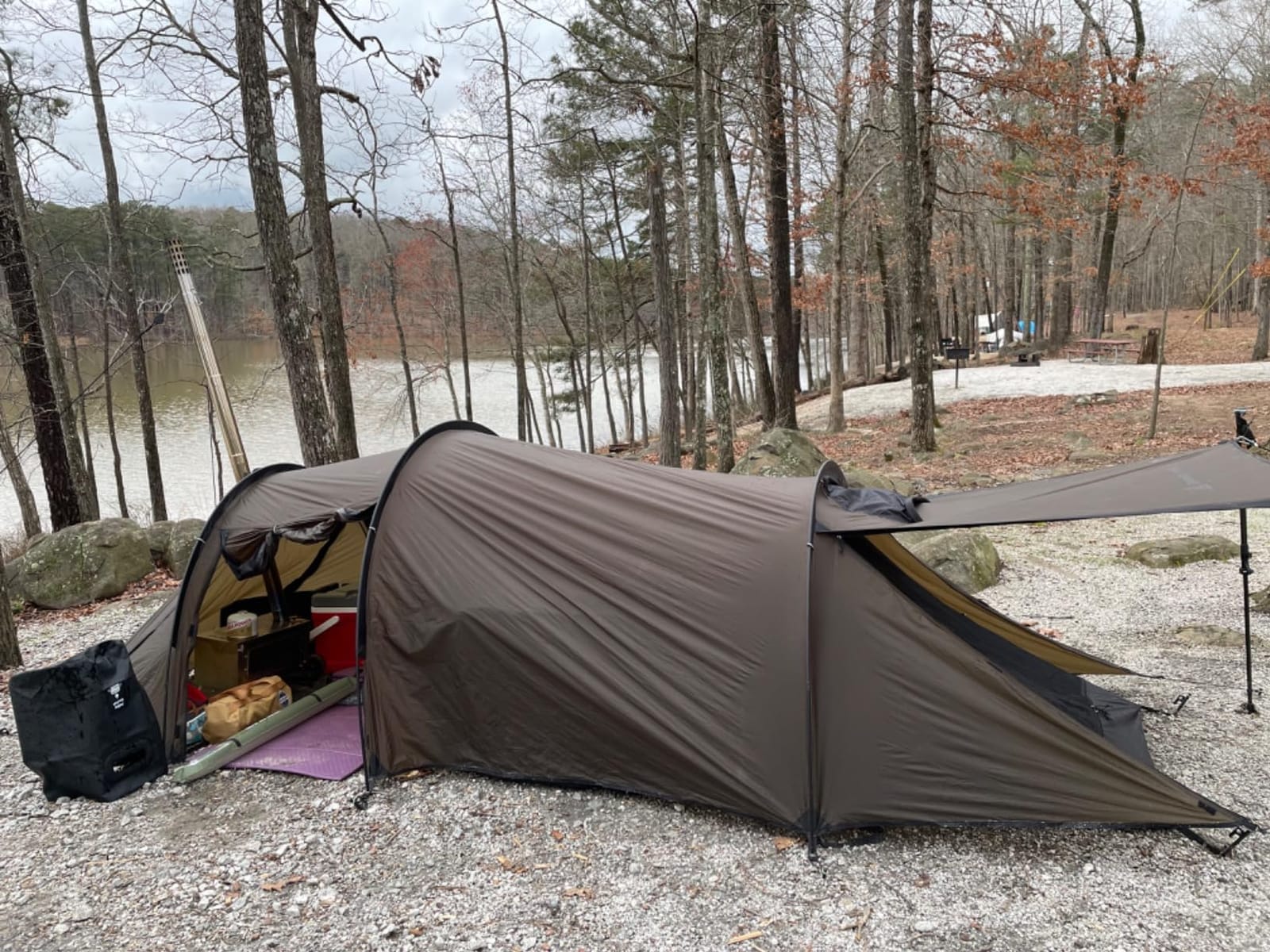 4 Season Camping Hot Tent with Stove Jack for 1-6 Person | Windproof, Waterproof Hot Tent with Stove Jack and Snow Skirt for Camping, Hiking, Backpacking and Outdoor Adventures customer photo 2