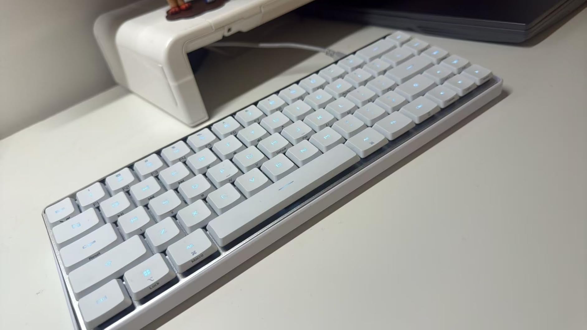 ASUS ROG Falchion RX Low Profile Wireless Gaming Keyboard - 65% Compact TKL, Tri-Mode Connectivity, ROG RX Red Optical Switches, RGB, Touch Panel customer photo 1