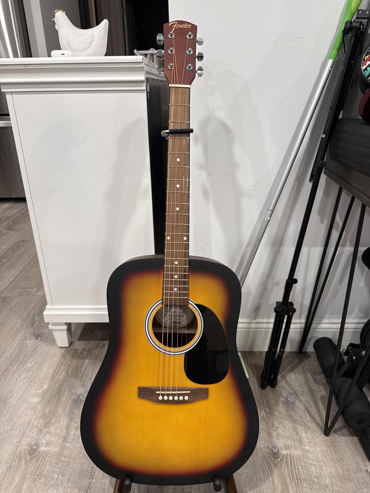 Fender FA-25 Dreadnought Acoustic Guitar, Beginner Guitar, with 2-Year Warranty, Includes Free Lessons, Sunburst customer photo 2